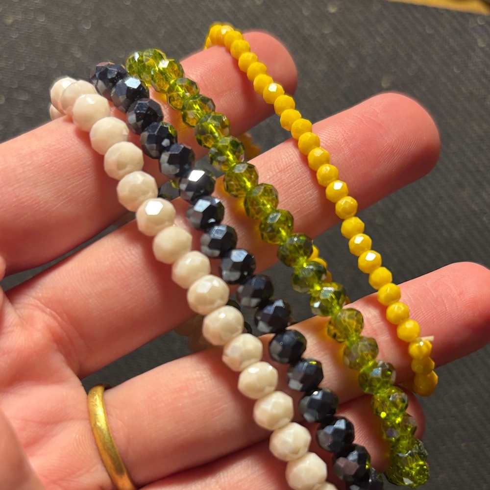 Multicolor Beaded Bracelet Set